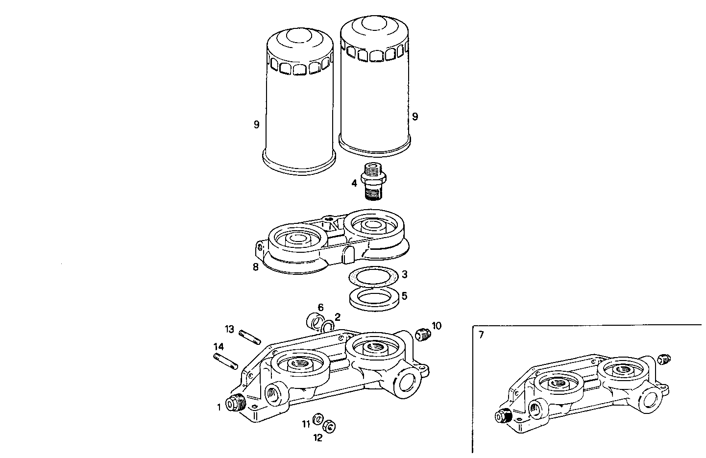 OIL FILTERS - 8210SRM36.10 8210SRM36 parts diagram