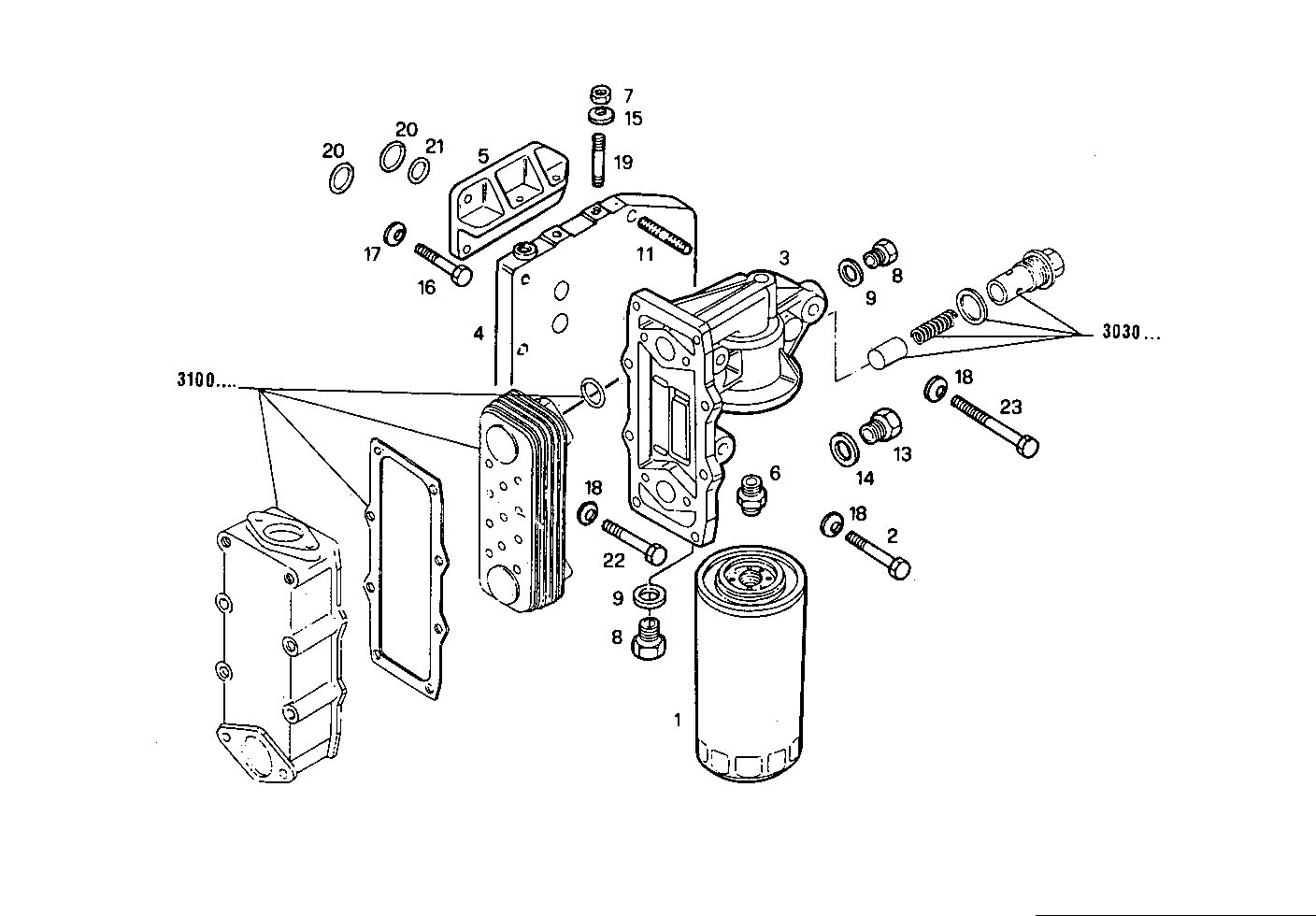 OIL FILTERS - 8361i000.00 8361i000 parts diagram