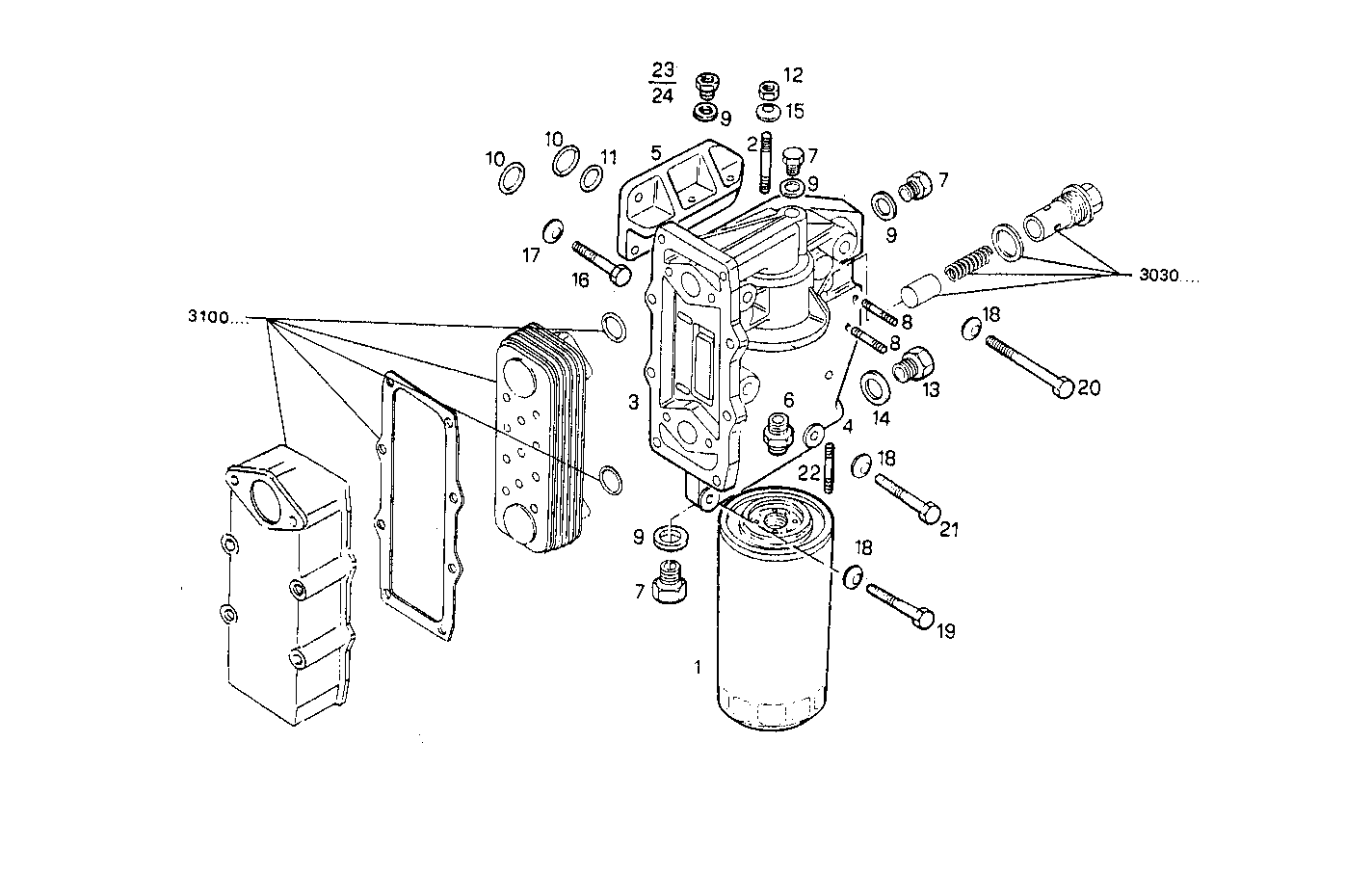 OIL FILTERS - 8361SRi25.00A580 8361SRi25 parts diagram