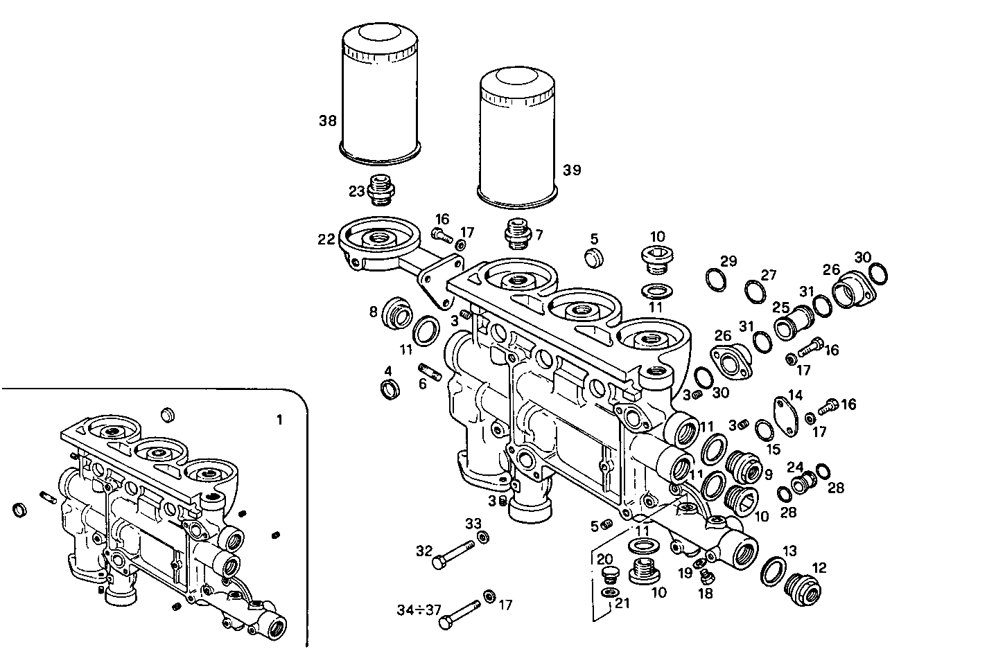 OIL FILTERS - 8291SRG75.10 8291SRG75 parts diagram