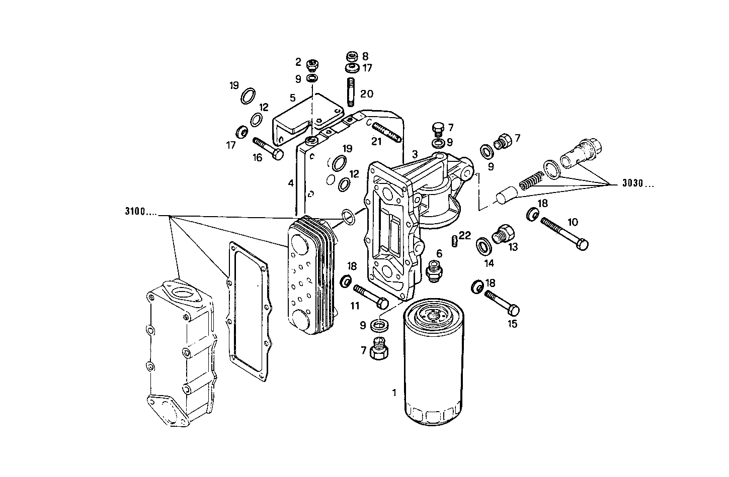 OIL FILTERS - 8361SM21.00 8361SM21 parts diagram