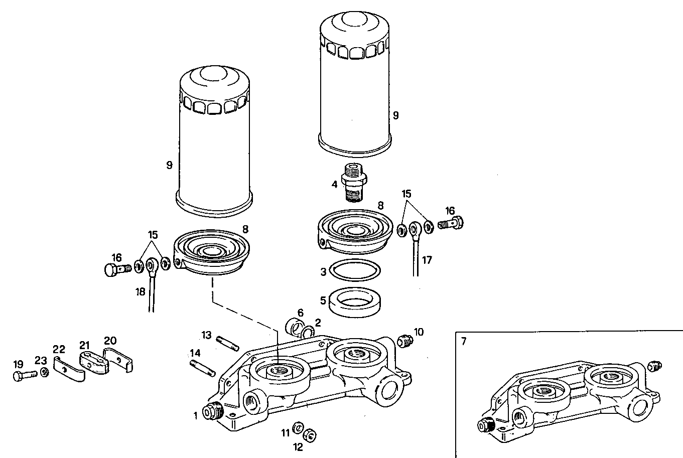 OIL FILTERS - 8210SRM38.10 8210SRM38 parts diagram