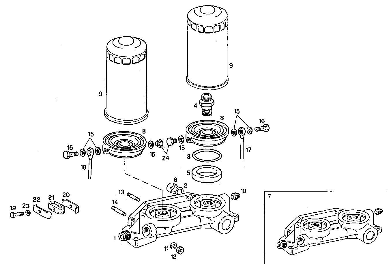 OIL FILTERS - 8210SRM36.32 8210SRM36 parts diagram