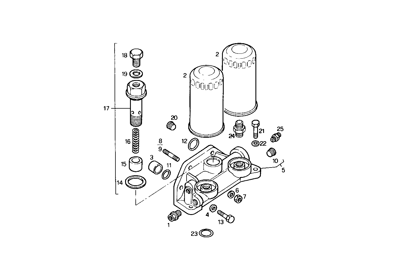 OIL FILTERS - 8210SRM45.10 8210SRM45 parts diagram