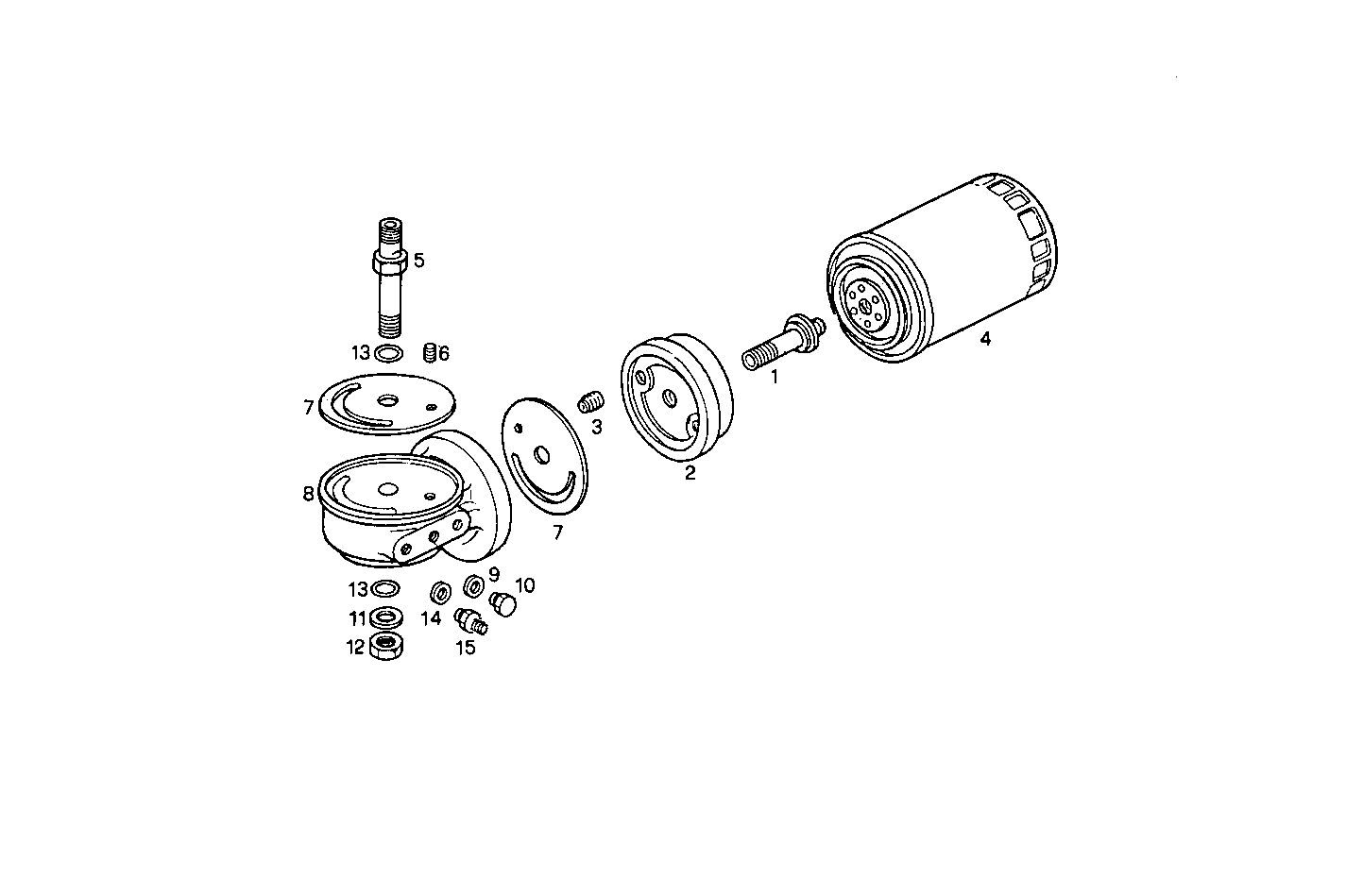 OIL FILTERS - 8140SRM15.10 8140SRM15 parts diagram