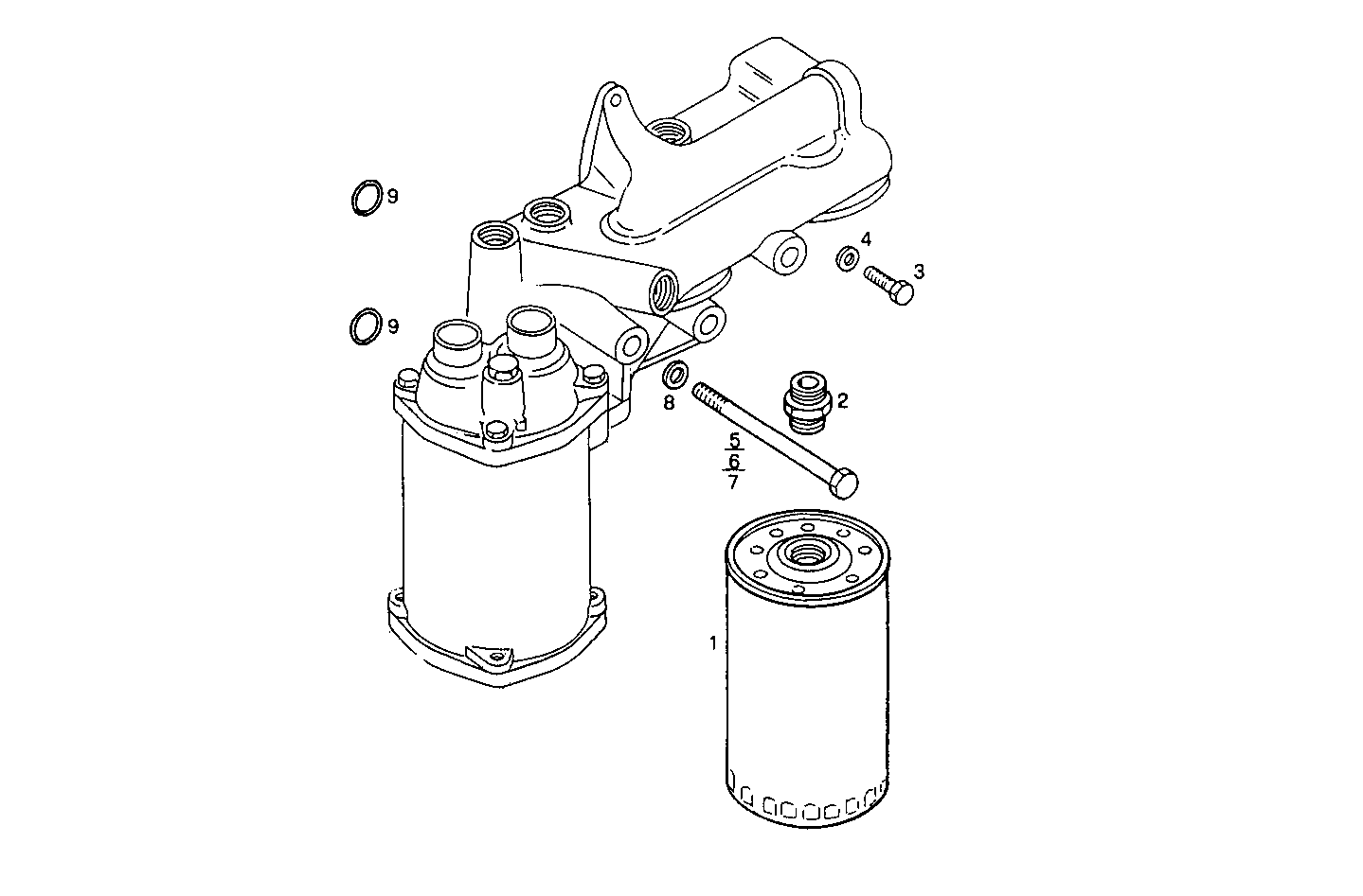 OIL FILTERS - 8361SRM40.40 8361SRM40 parts diagram