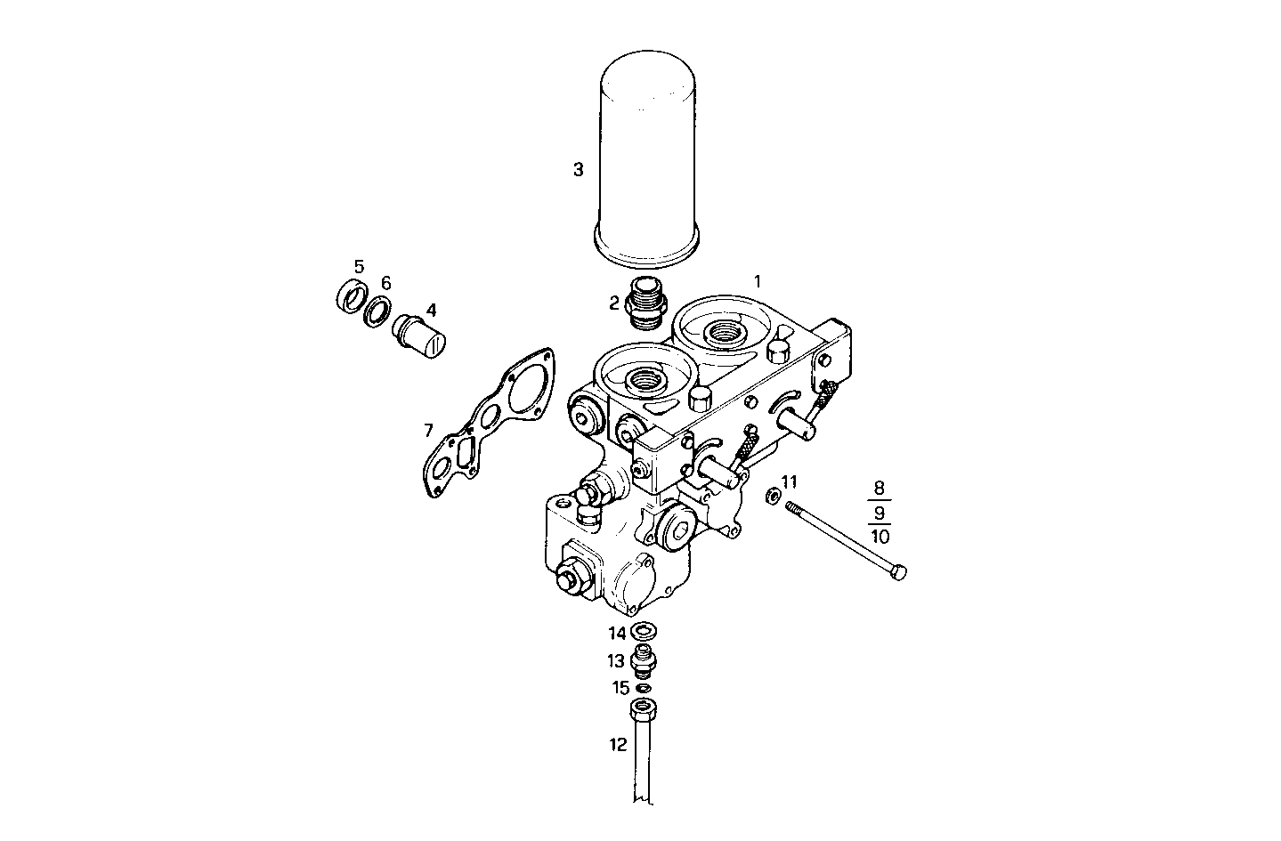 OIL FILTERS - C78ENTM30.10-C 12/03 CURSOR 8 parts diagram
