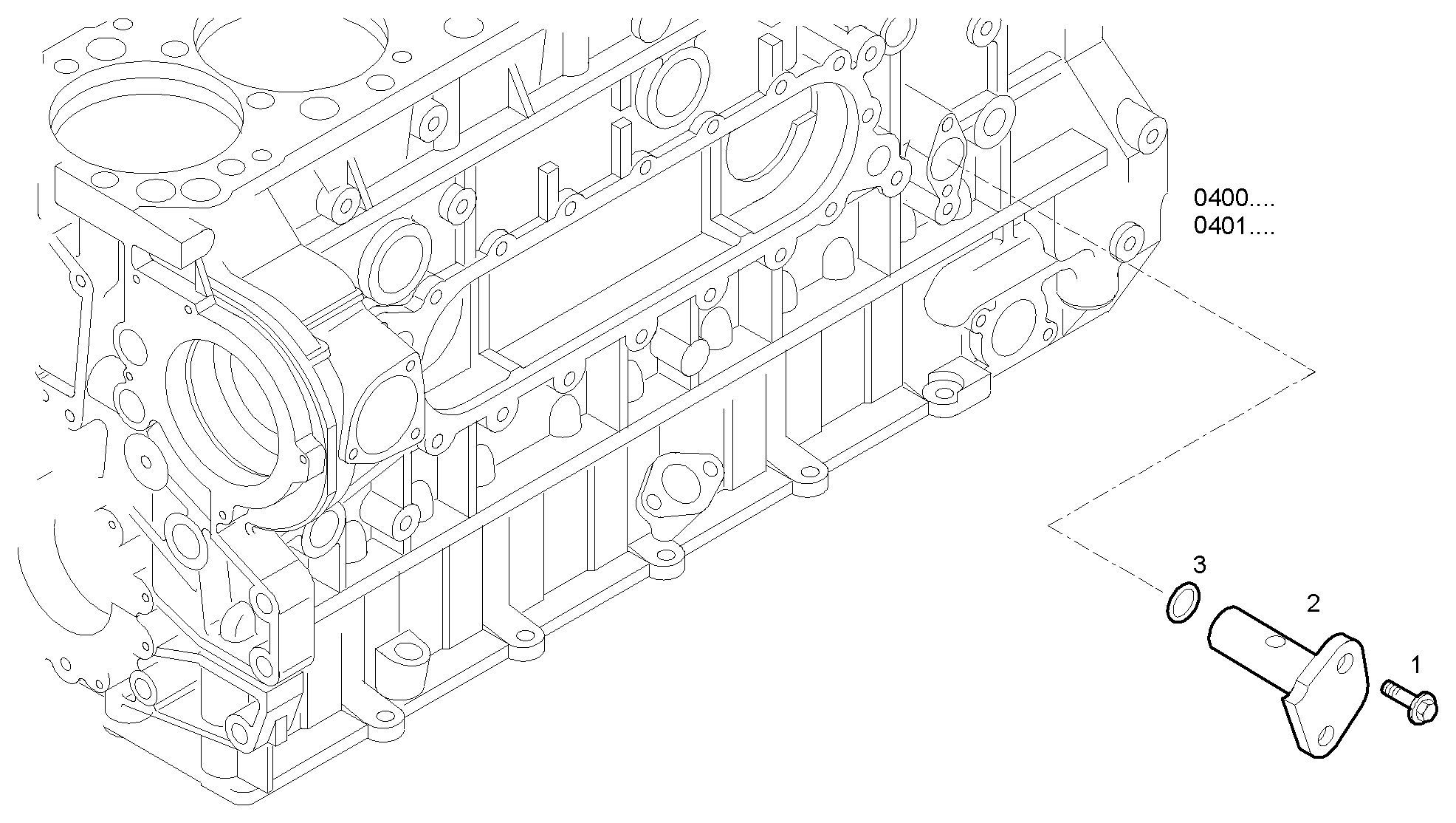 OIL PRESSURE VALVE - CURSOR13TE1.A559 CURSOR 13 parts diagram