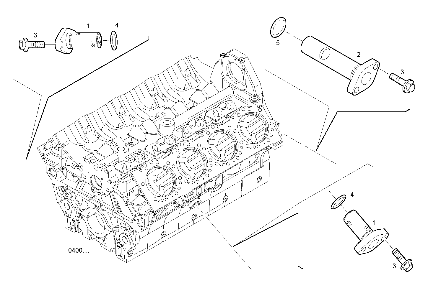 OIL PRESSURE VALVE - V08ENTM75.10B210 VECTOR 8 parts diagram