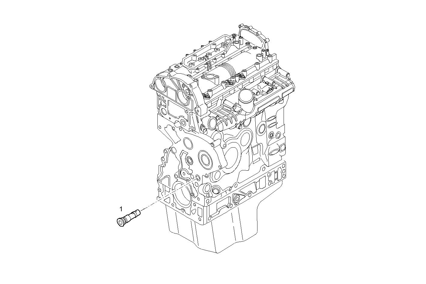 OIL PRESSURE VALVE - S23ENSC24.10A010 SOFIM HPI 2.3L - EURO 3 parts diagram