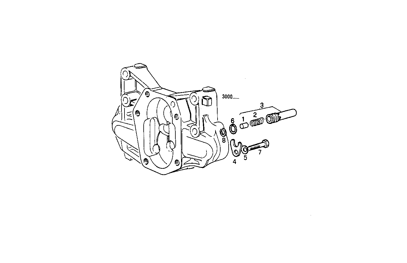 OIL PRESSURE VALVE - 8061SRM25.13 8061SRM25 parts diagram