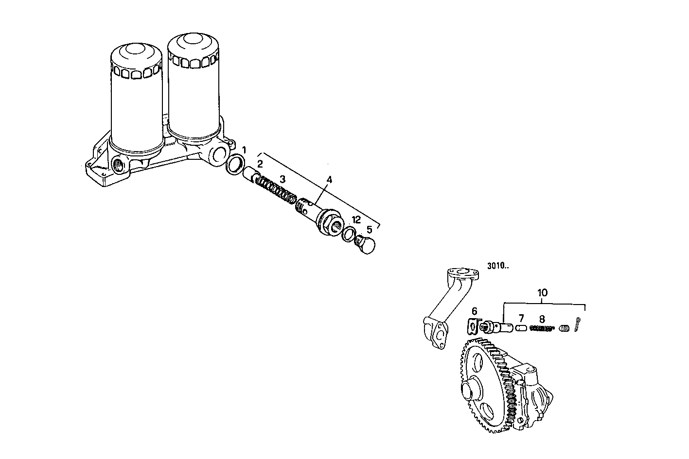 OIL PRESSURE VALVE - 8210SRi26.00A550 8210SRi26 parts diagram