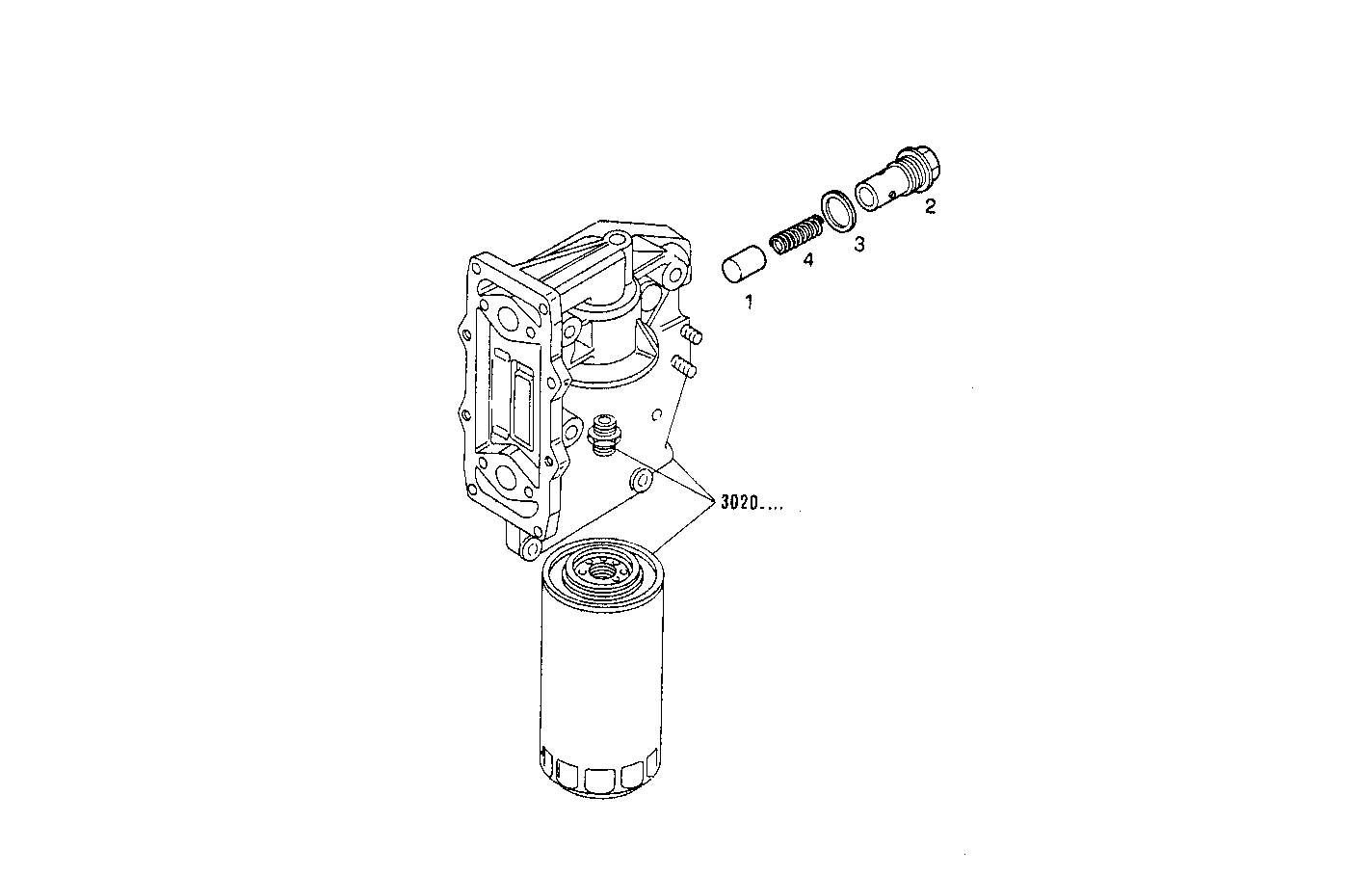 OIL PRESSURE VALVE - 8361SI10.00A802 8361SI10 parts diagram
