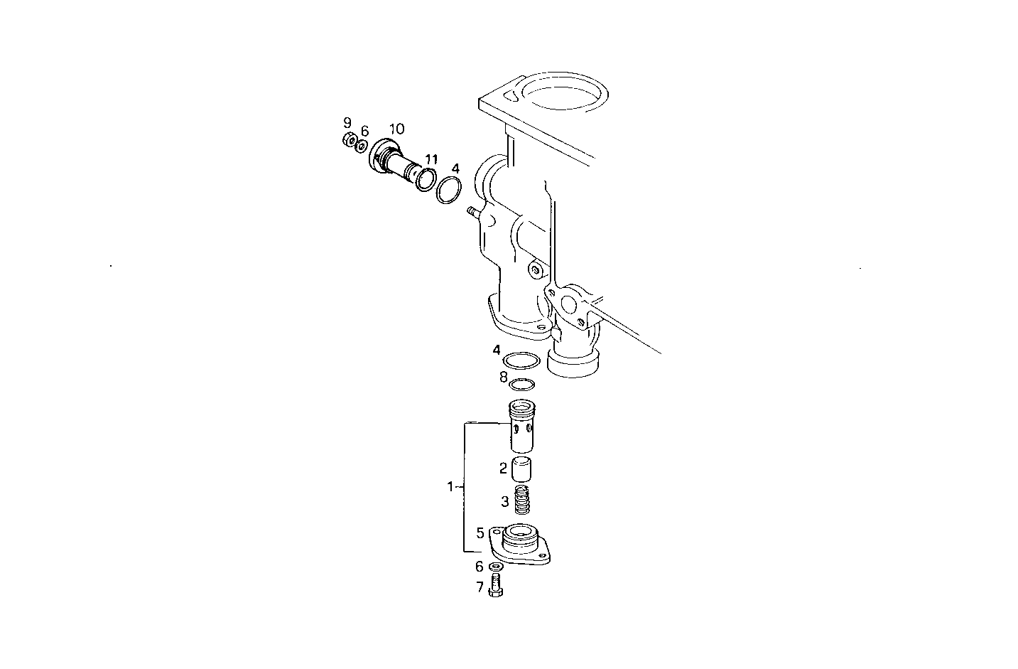 OIL PRESSURE VALVE - 8291SRG85.10A510 8291SRG85 parts diagram