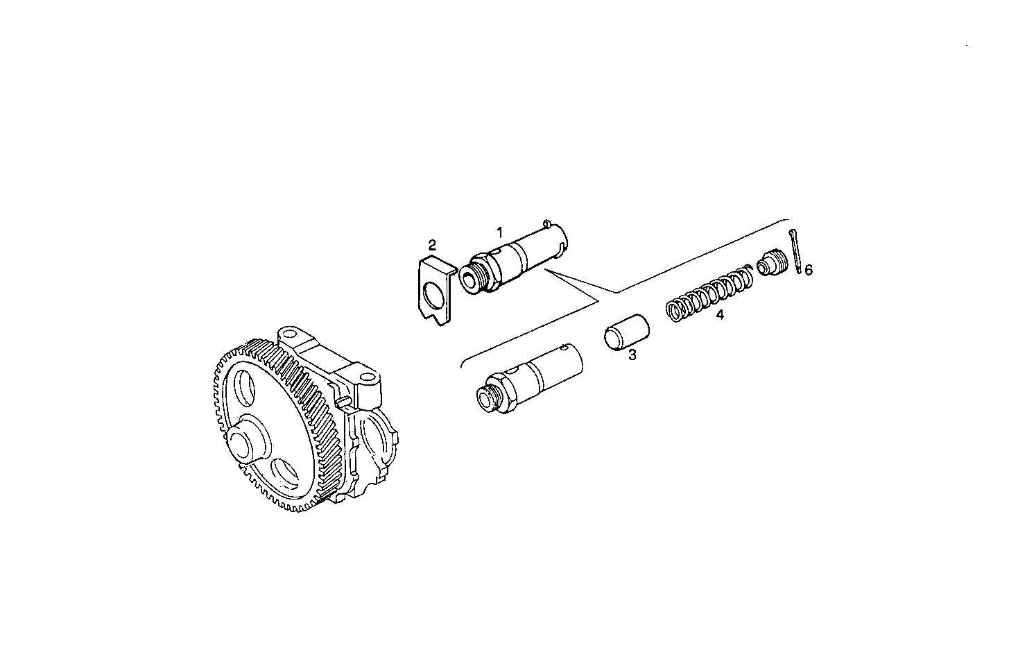 OIL PRESSURE VALVE - 8210SRi28.00A550 8210SRi28 parts diagram