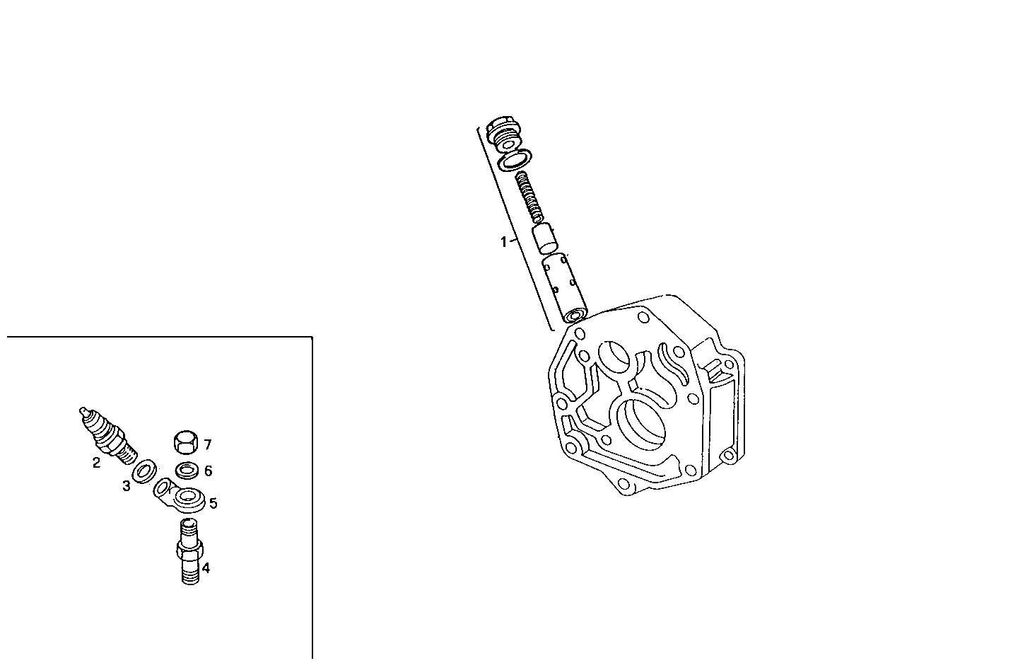 OIL PRESSURE VALVE - 8141i67.02A010 8141i67 parts diagram