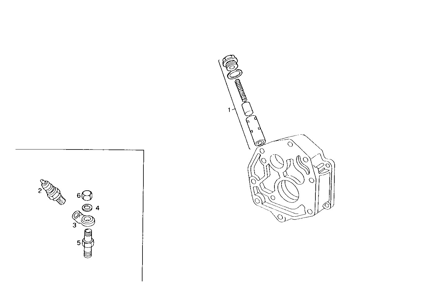 OIL PRESSURE VALVE - 8140C00.00A006 8140C00 parts diagram