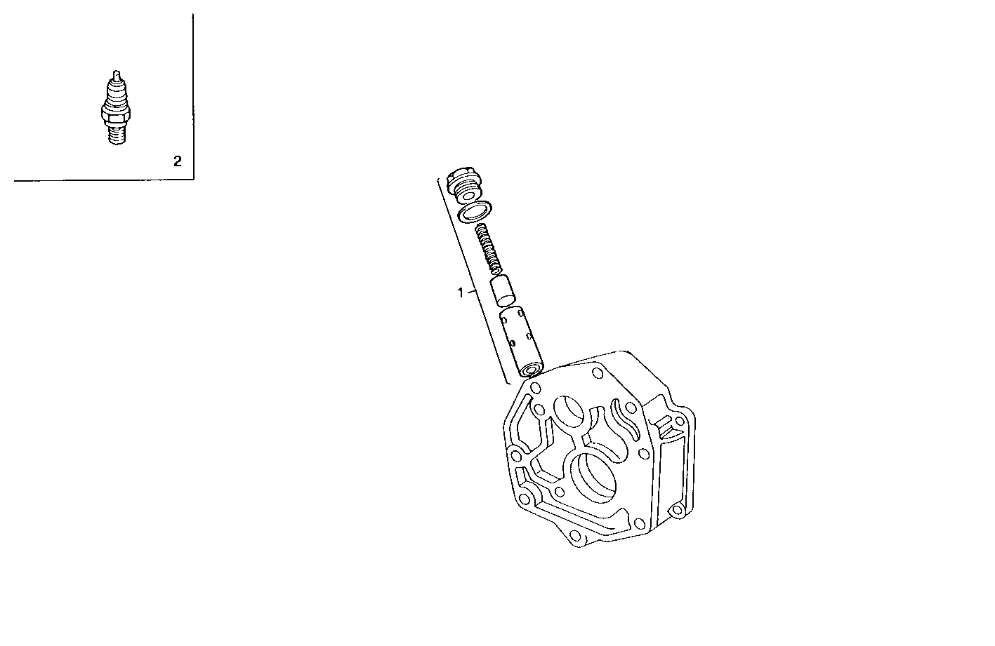 OIL PRESSURE VALVE - 8140SE00.00A012 8140SE00 parts diagram