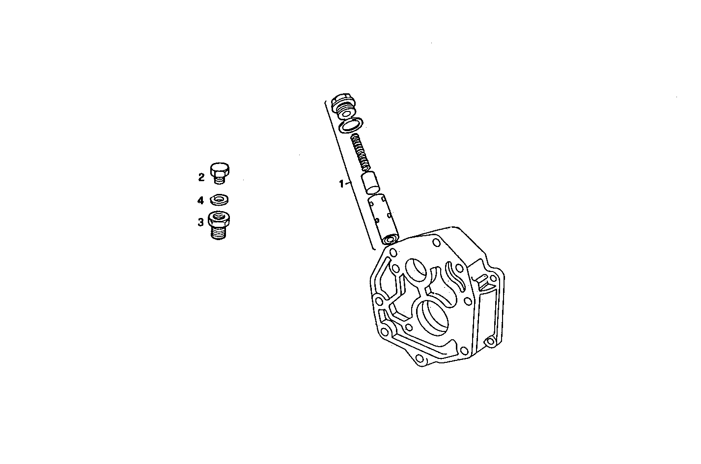 OIL PRESSURE VALVE - 8140SRC30.00 8140SRC30 parts diagram