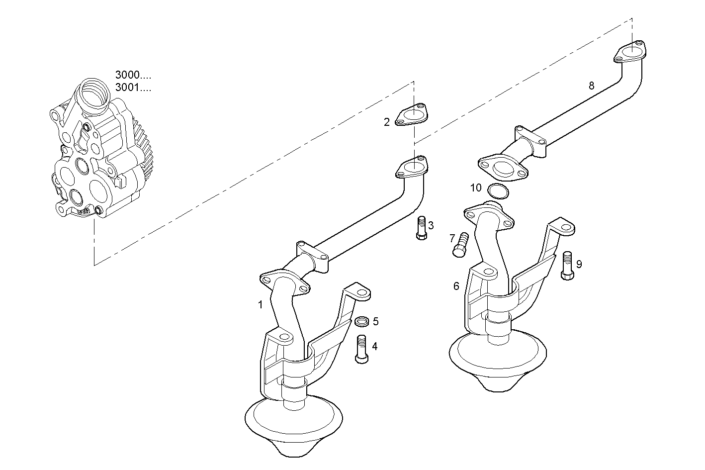 SUCTION STRAINER - F3AE9687C*E001 CURSOR 10 - TIER 3 parts diagram