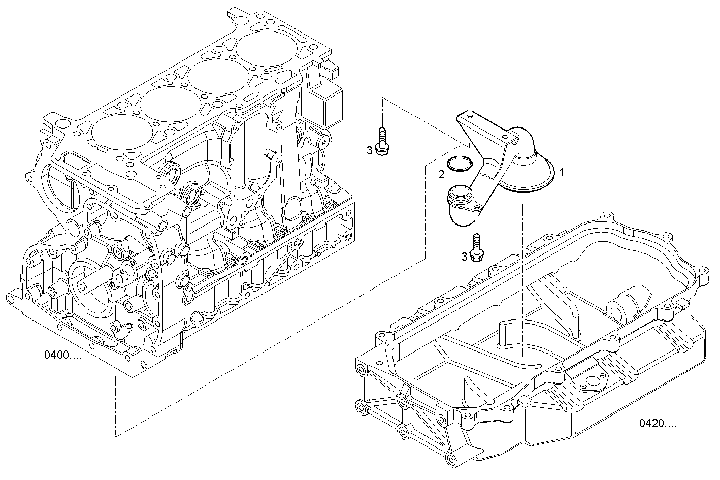 SUCTION STRAINER - S30ENTM23.10 SOFIM HPI 3.0L parts diagram