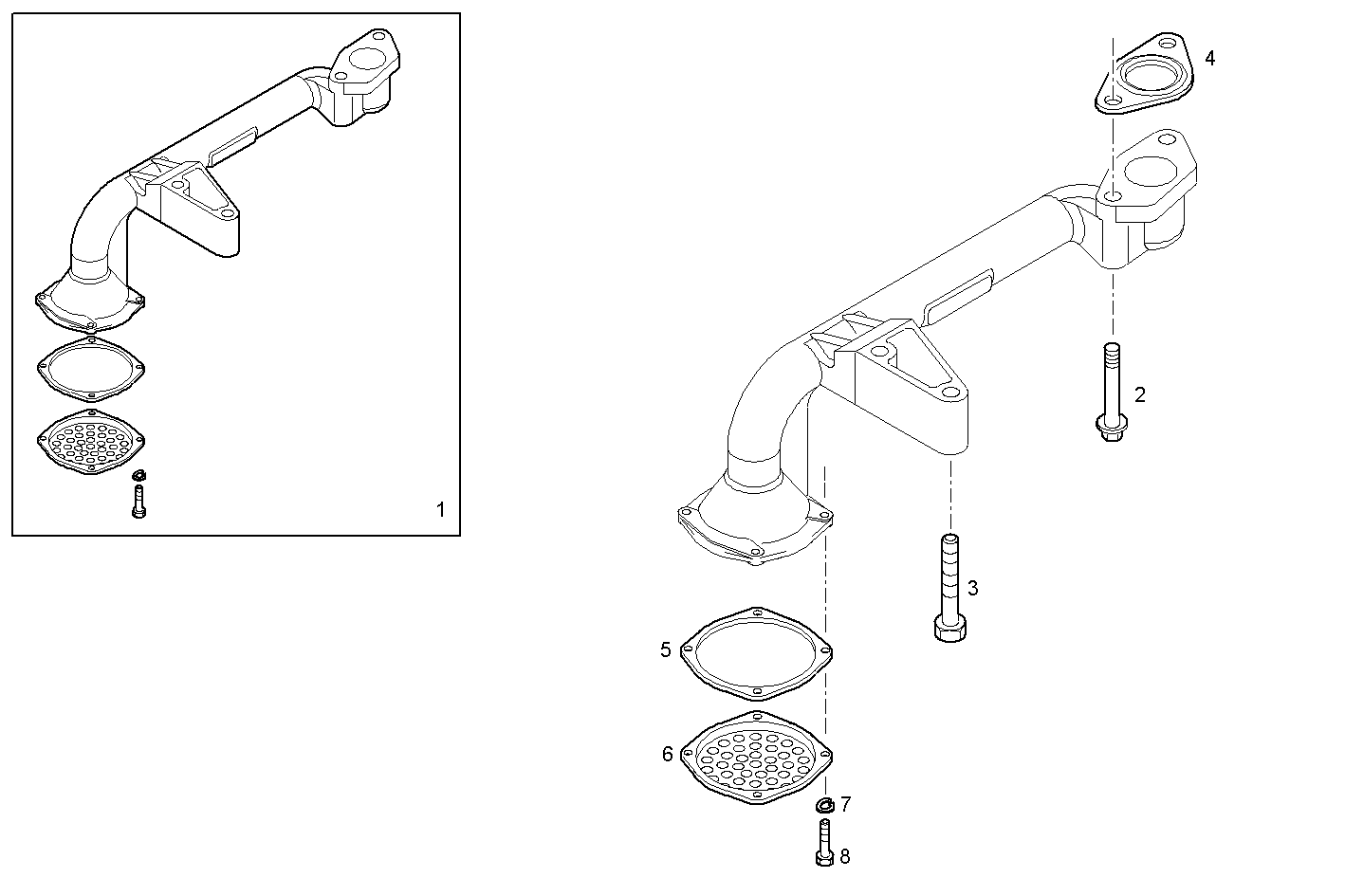 SUCTION STRAINER - C13ENTM50.10 CURSOR 13 parts diagram