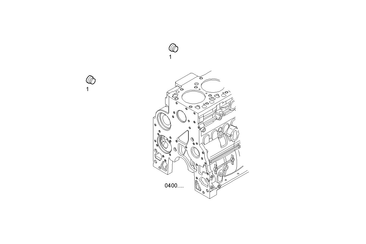 TURBOCHARGER OIL LINES - N67MSAE00.00A800 NEF 6 mechanic. - TIER 2 parts diagram