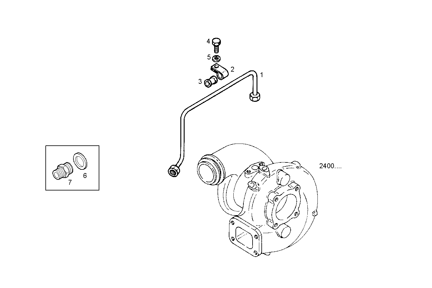 OIL DELIVERY LINE - C78ENTM30.10A002 CURSOR 8 parts diagram
