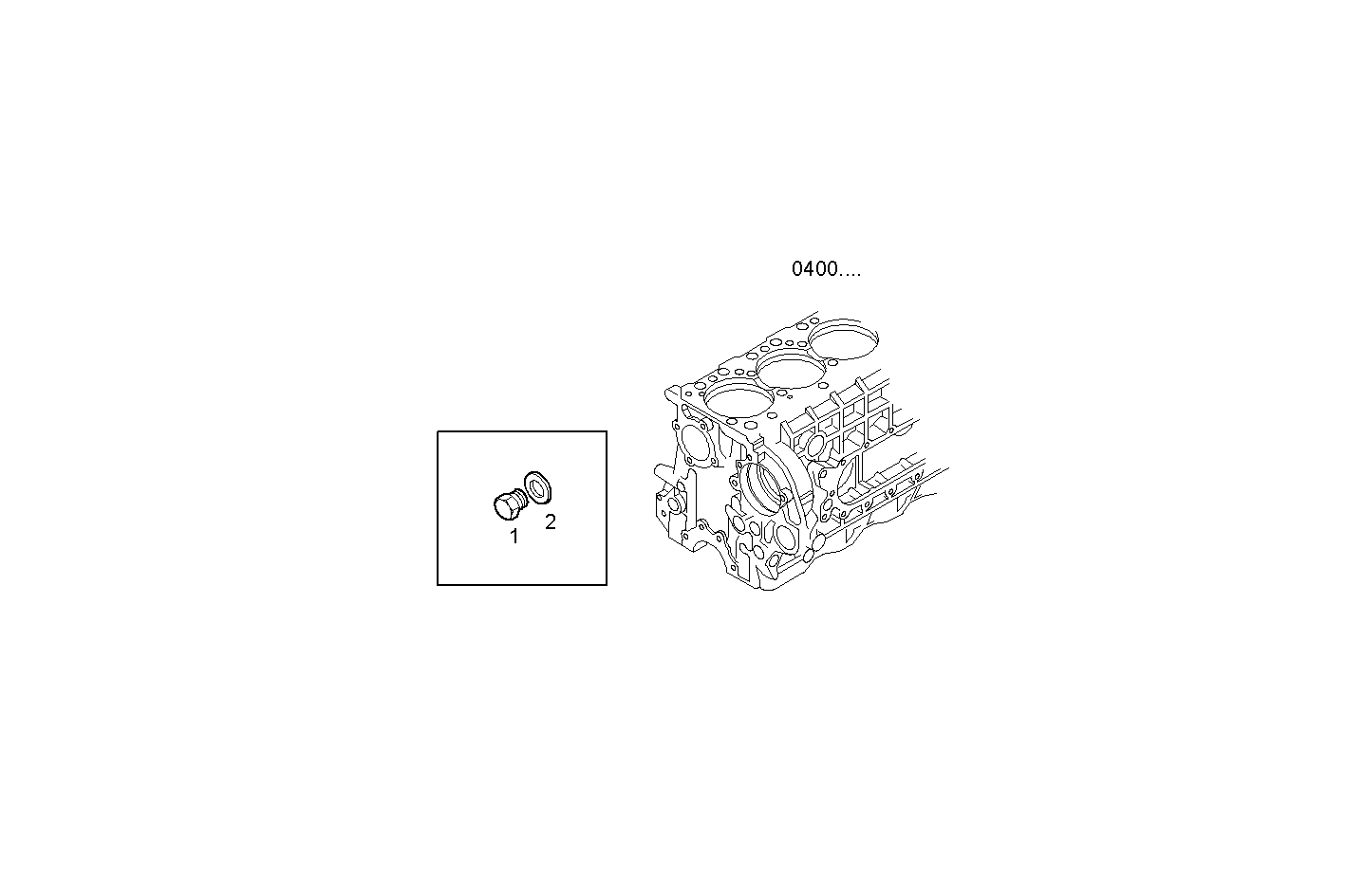 RETURN OIL LINE - C78ENAM12.00 CURSOR 8 parts diagram