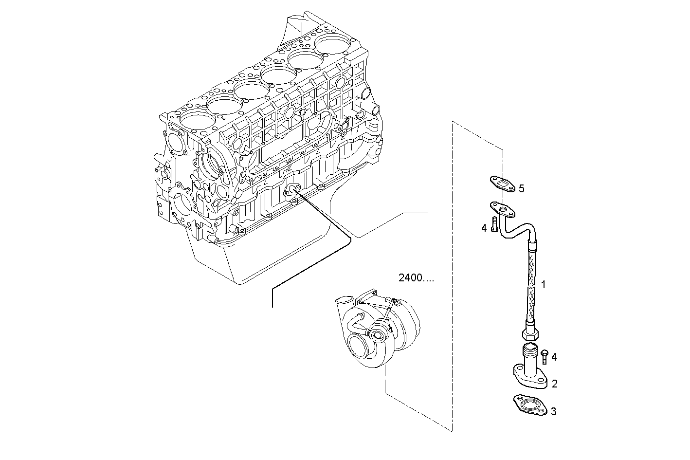 RETURN OIL LINE - CURSOR13TE3X.R991 CURSOR 13 - TIER 3 parts diagram