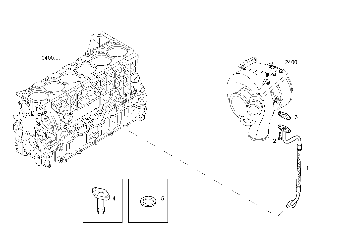 RETURN OIL LINE - CURSOR87TE1D.R991 CURSOR 9 - TIER 3 parts diagram