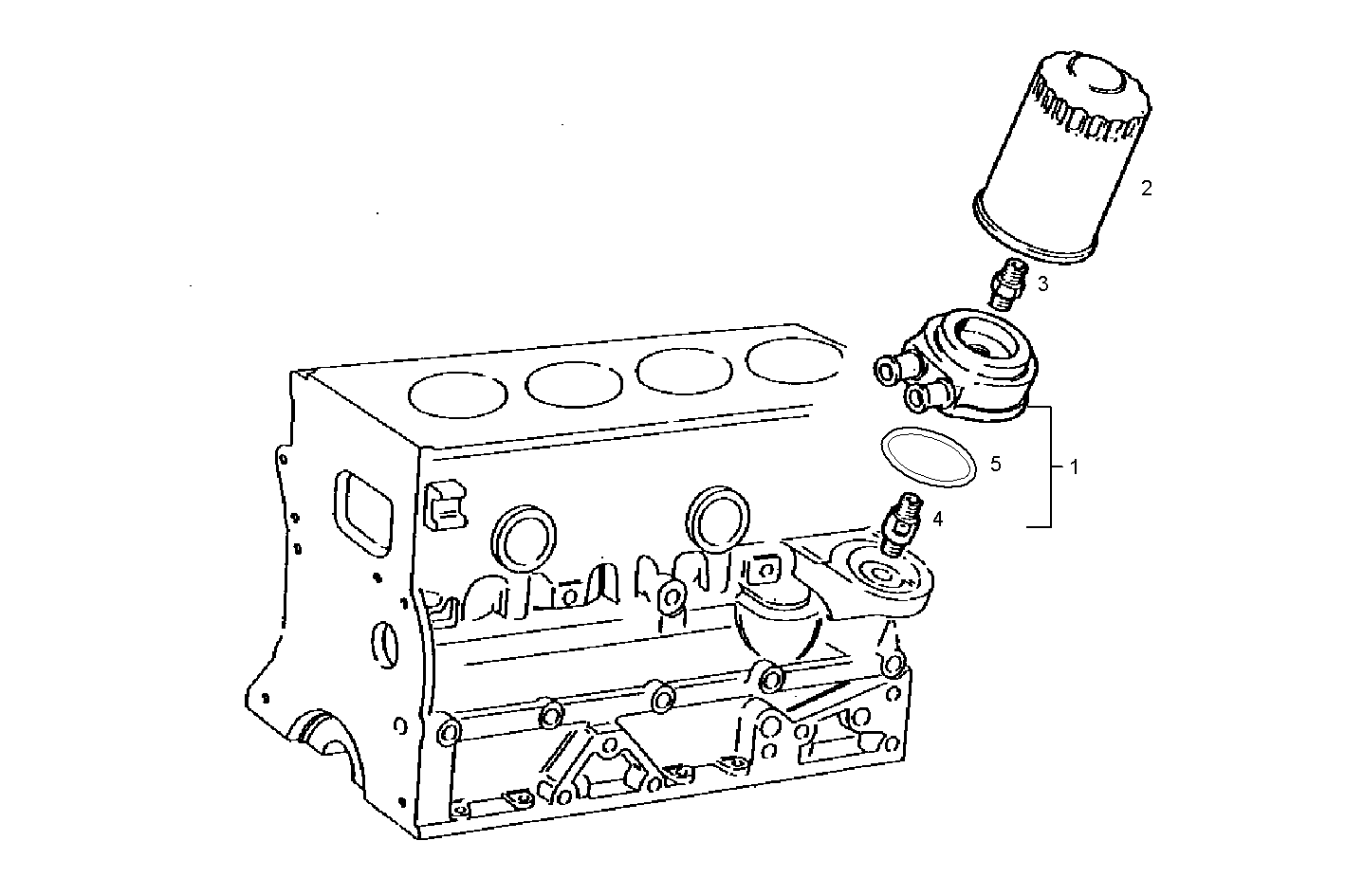 OIL - WATER HEAT EXCHANGER - 8041C05.06A018 8041C05 parts diagram
