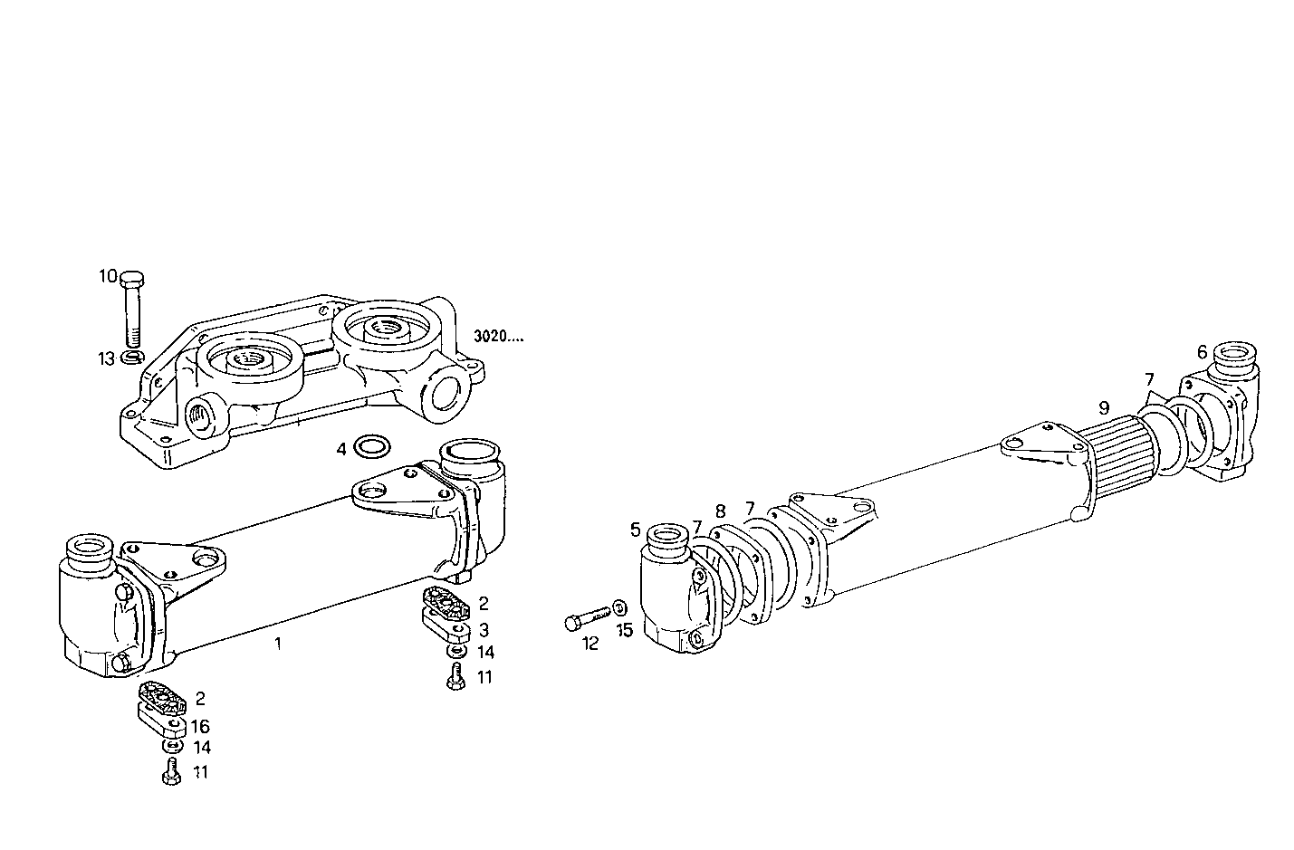 OIL - WATER HEAT EXCHANGER - 8210SRM36.10 8210SRM36 parts diagram