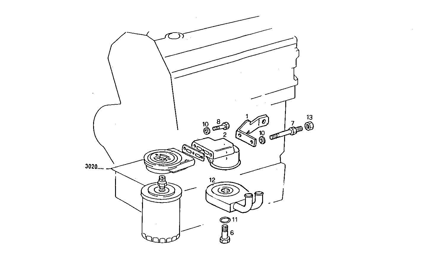 OIL - WATER HEAT EXCHANGER - 8141Si27.02 8141Si27 parts diagram