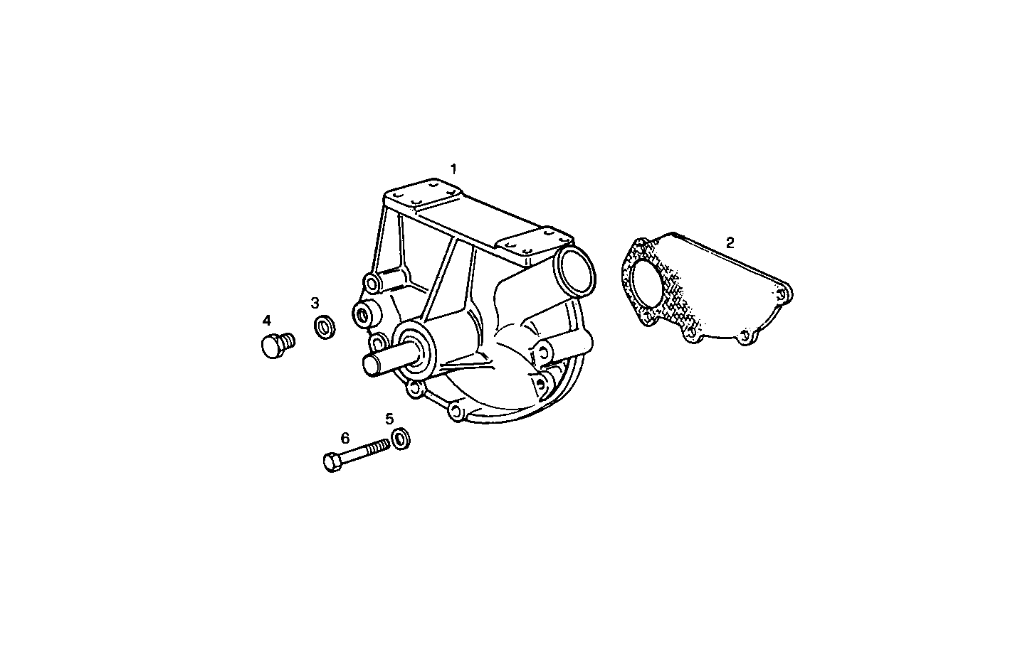 WATER PUMP - 8361SM21.01 8361SM21 parts diagram