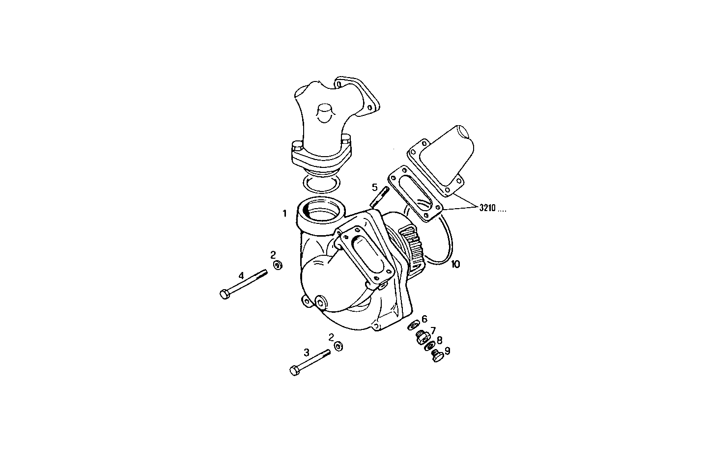 WATER PUMP - 8291SRM75.32 8291SRM75 parts diagram