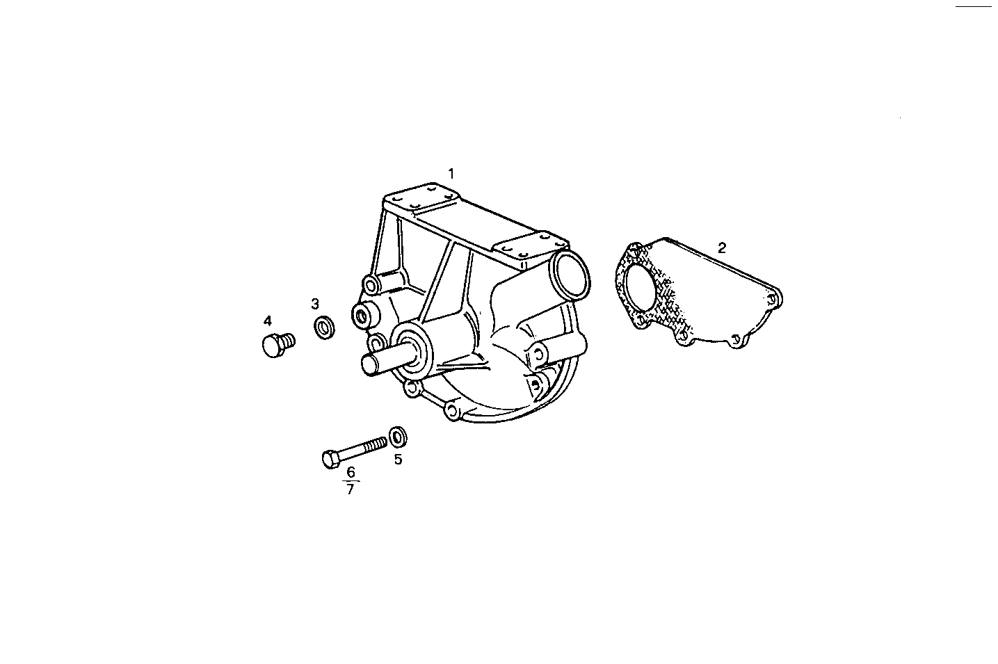 WATER PUMP - 8361SRM40.40 8361SRM40 parts diagram