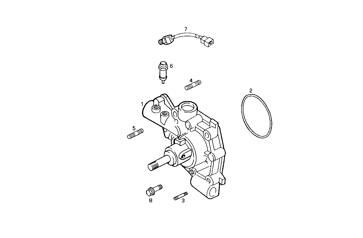 WATER PUMP - 8140.43.3931 8140.43 parts diagram