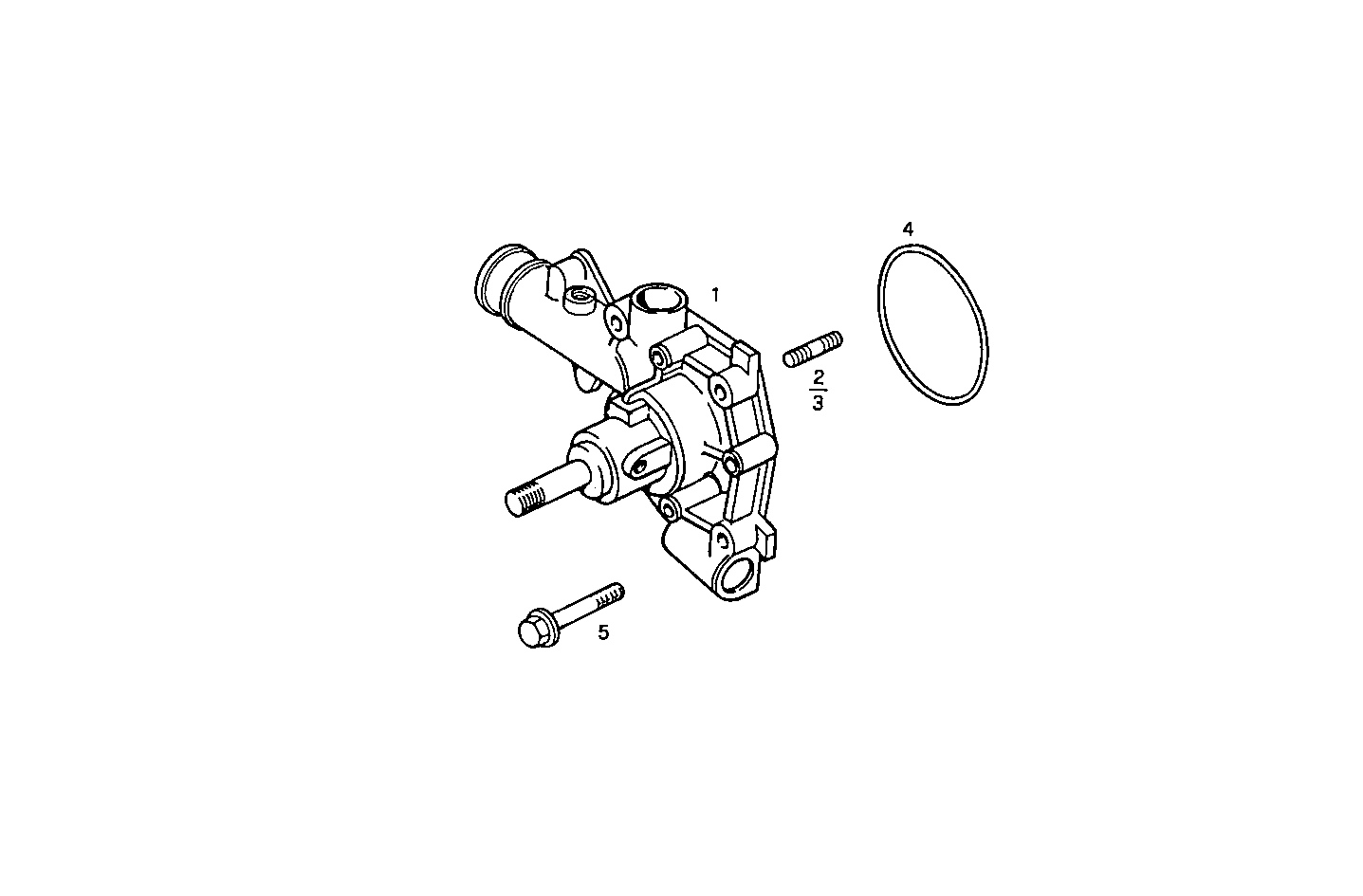 WATER PUMP - 8140SRC30.00 8140SRC30 parts diagram