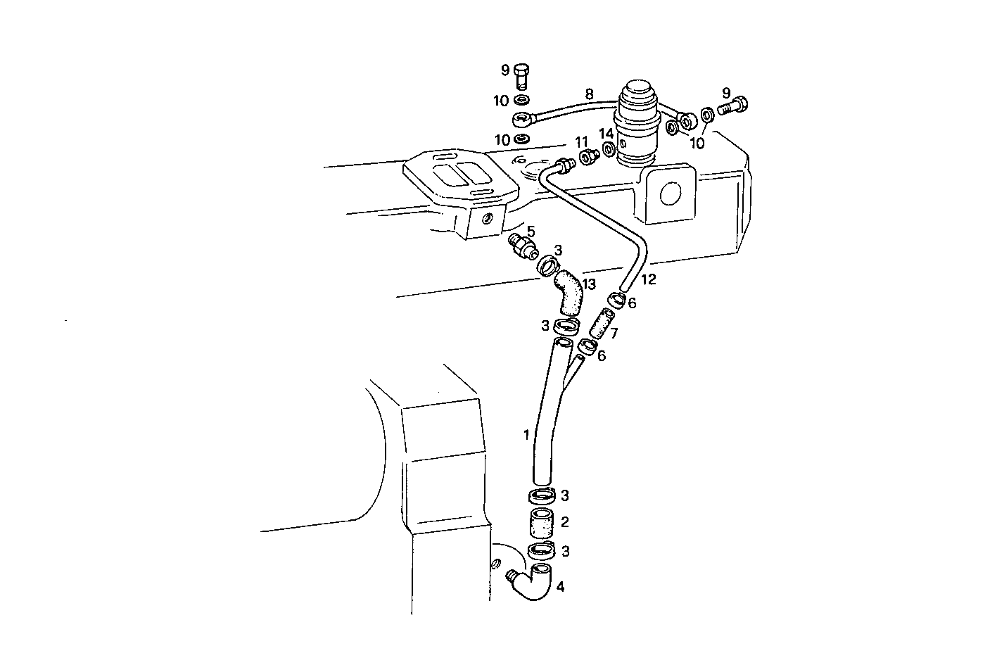 WATER LINES - 8060SRM33.10 8060SRM33 parts diagram