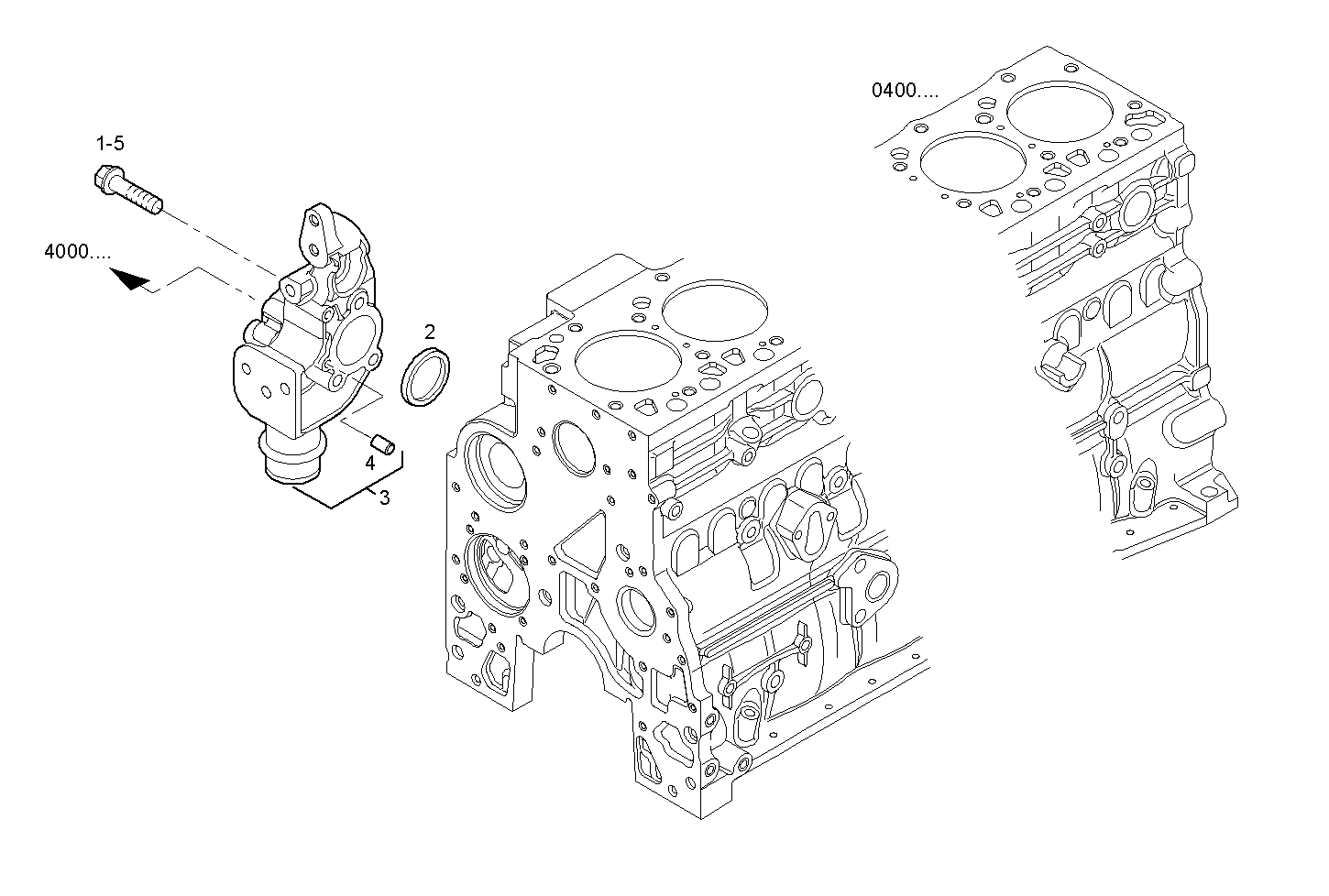 WATER LINES - N67MNAE00.00A001 NEF 6 mechanic. - TIER 2 parts diagram