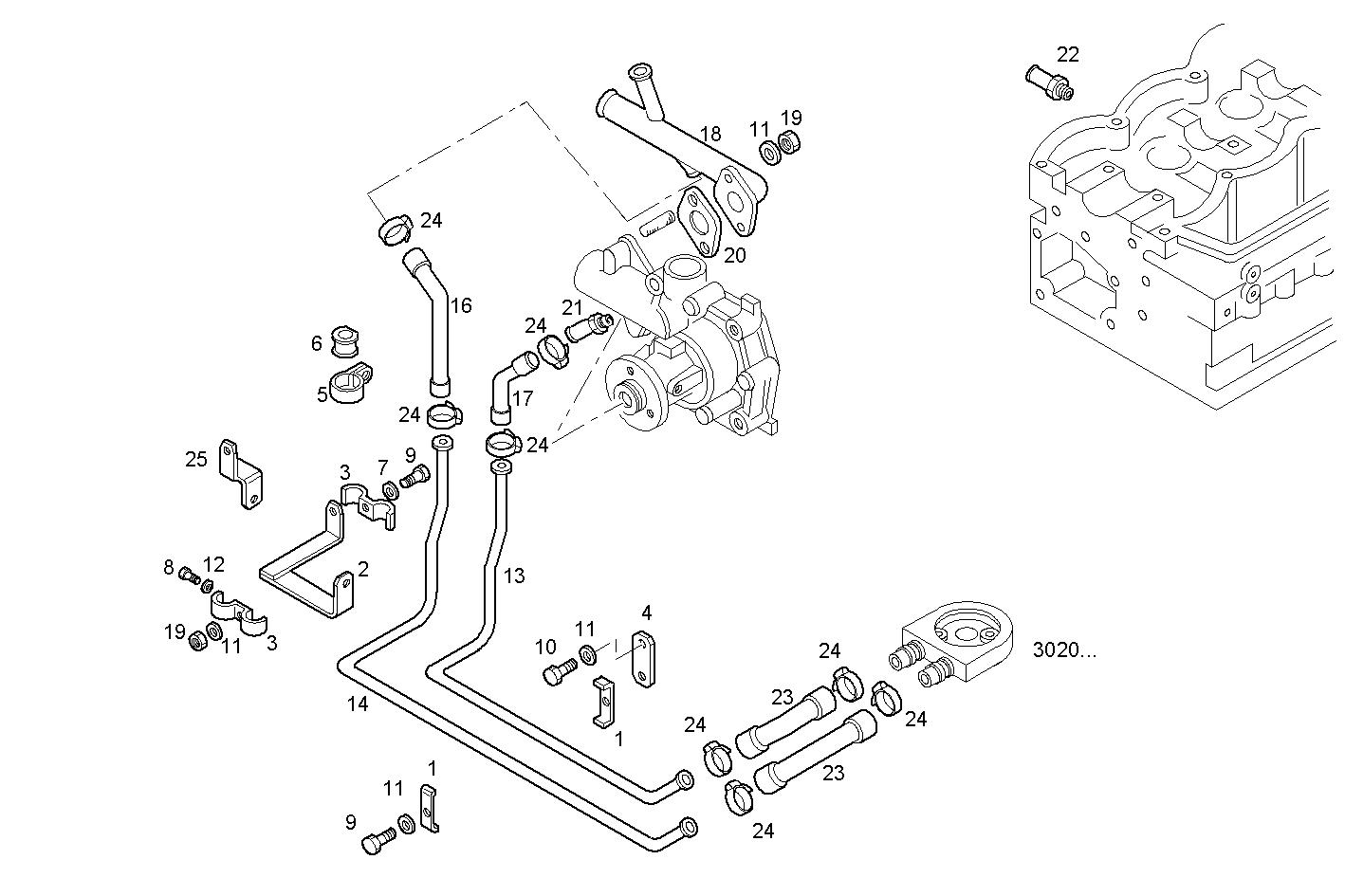 WATER LINES - 8140SRC31.35L002- 1D 8140SRC31 parts diagram