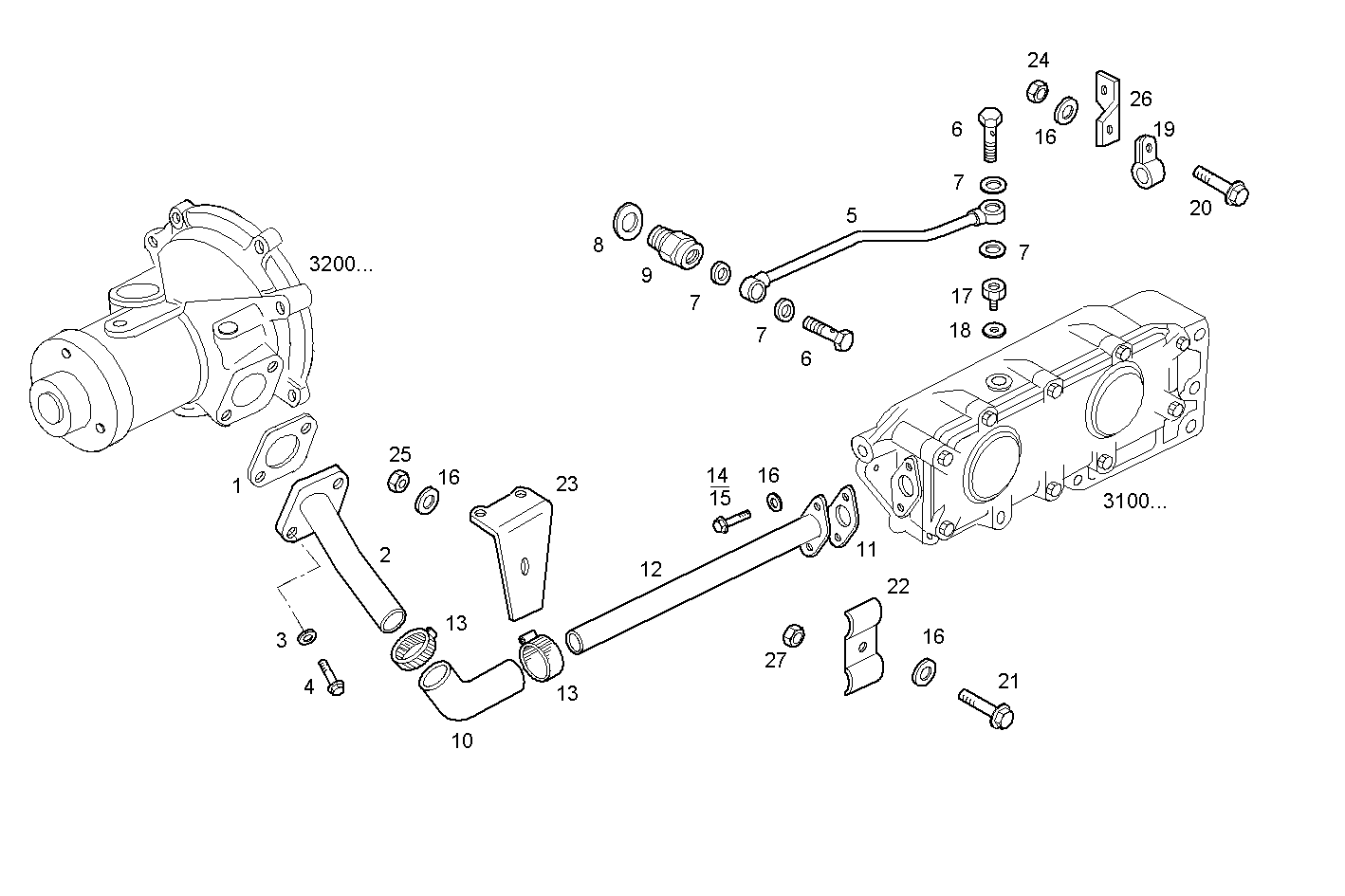 WATER LINES - 8061.25.462 8061.25 parts diagram