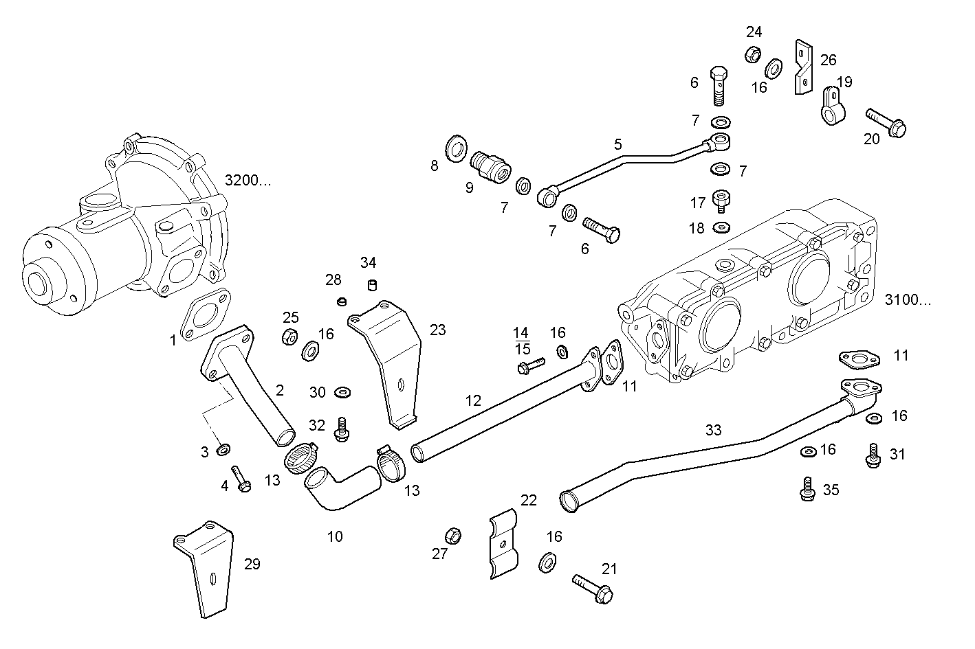 WATER LINES - 8061SRU26.06 8061SRU26 parts diagram