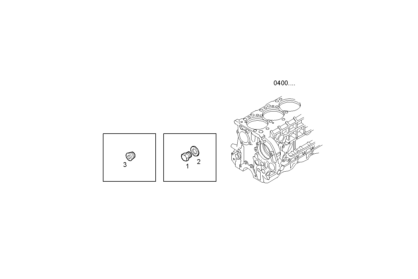 WATER LINES - CURSOR78TE2.A001 CURSOR 8 parts diagram