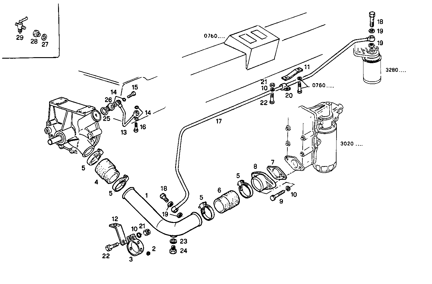 WATER LINES - 8361SRM32.00 8361SRM32 parts diagram