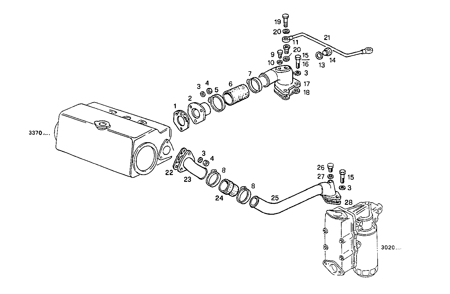 WATER LINES - 8361SM21.01 8361SM21 parts diagram