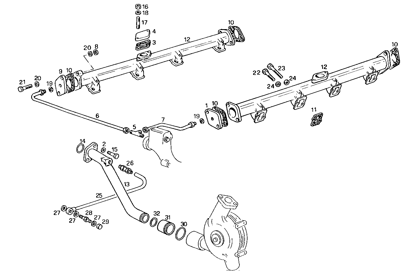 WATER LINES - 8281SRM70.11 8281SRM70 parts diagram