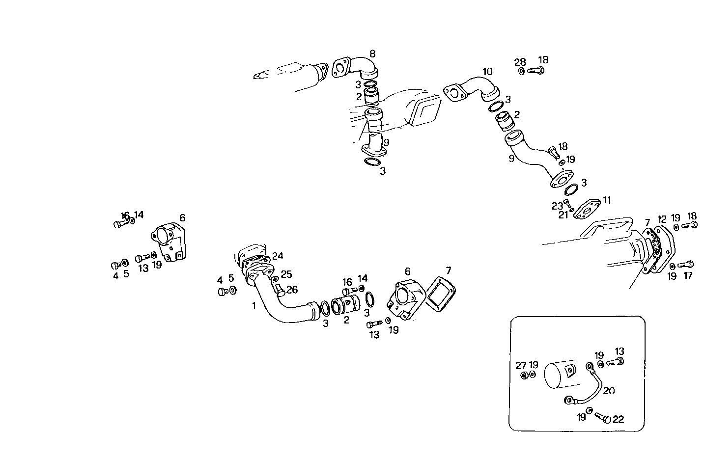 WATER LINES - 8281SRM70.10 8281SRM70 parts diagram