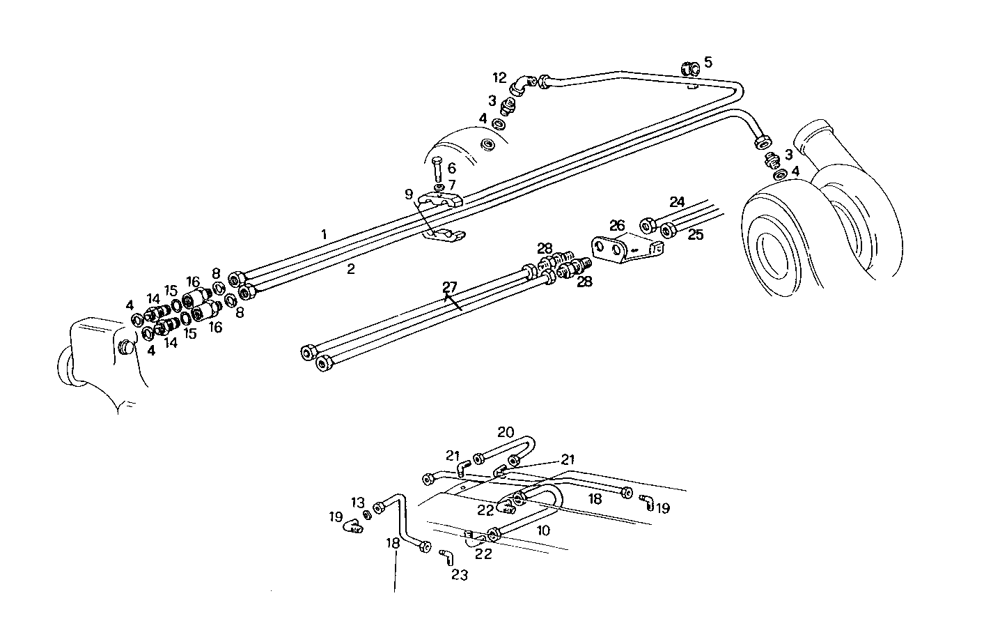 WATER LINES - 8281SRM70.10 8281SRM70 parts diagram